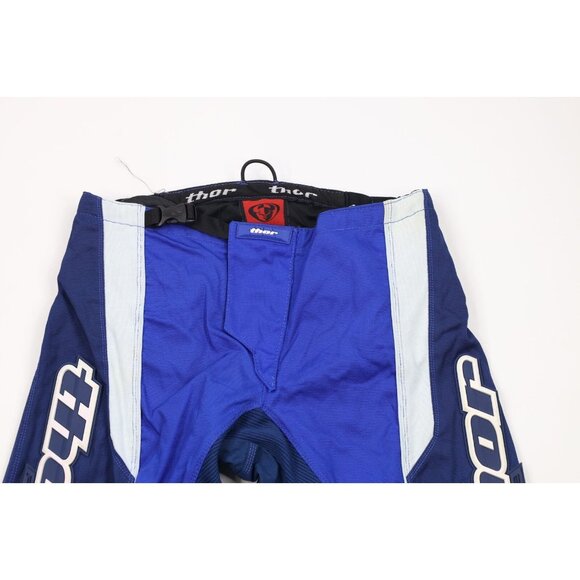 Vintage Thor Motocross Mens 34 Distressed Padded Moto Bike Racing Joggers Pants - Picture 2 of 11